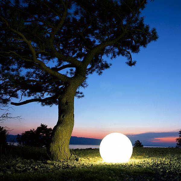 Light Sphere by Moonlight